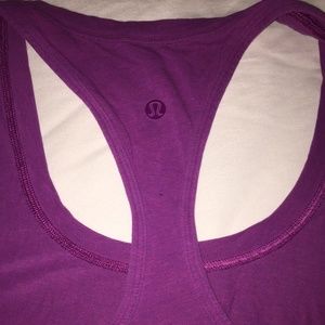Purple Yogi Racerback Lululemon tank